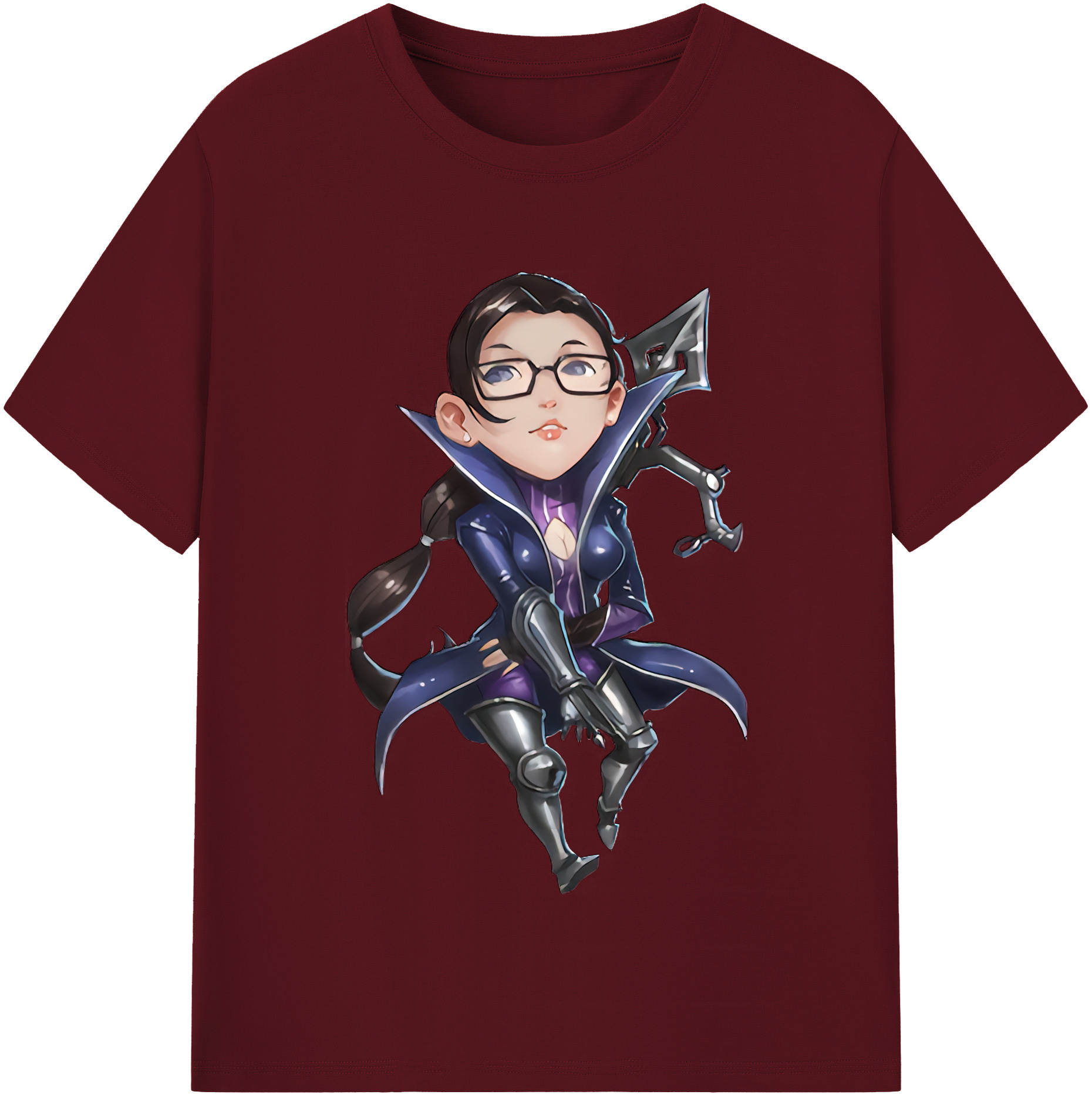 リーグ・オブ・レジェンド League of Legends LOL 綿100％半袖Tシャツ（フロントプリント）
